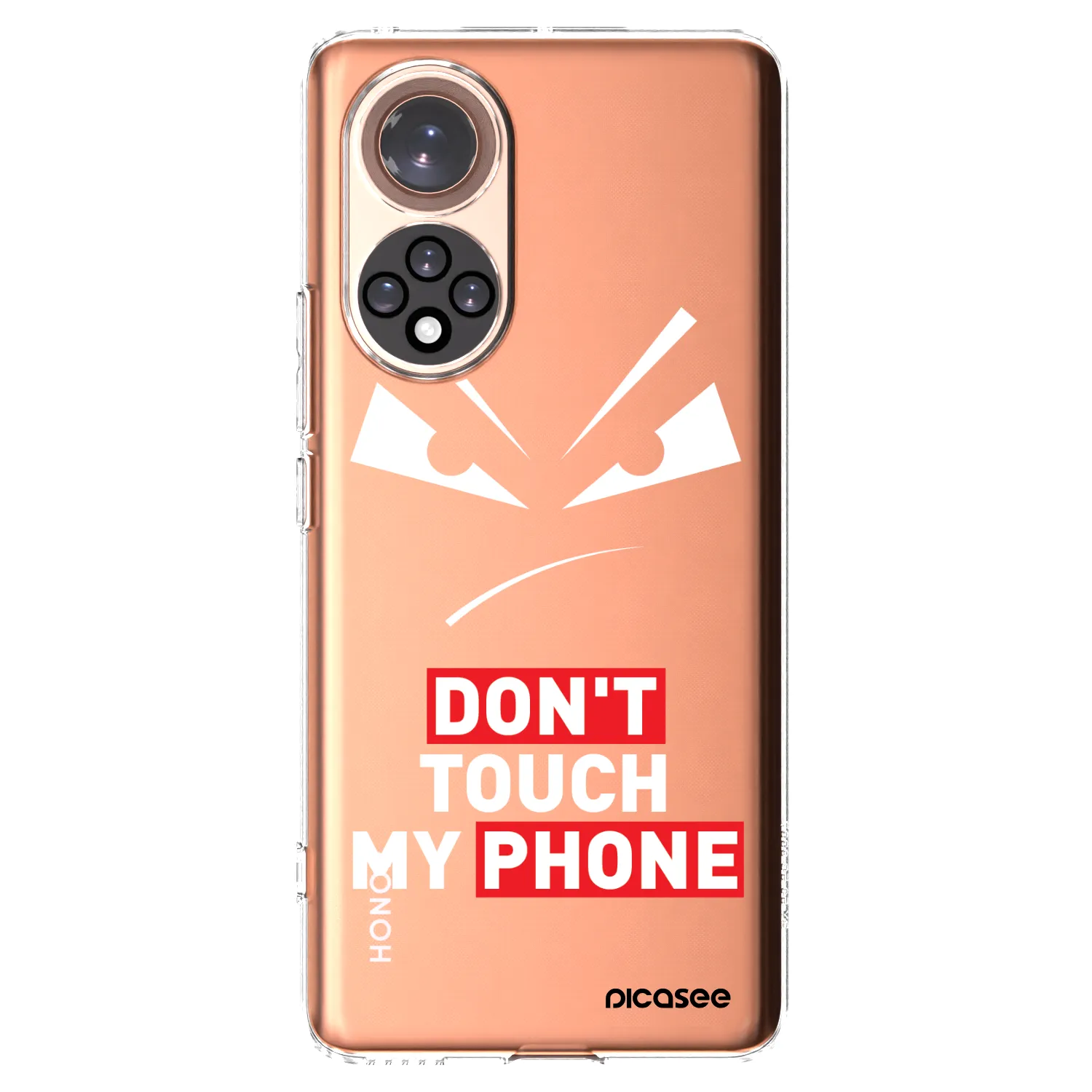 Picasee silikonski prozorni ovitek za Honor 50 5G - Evil Eye - Transparent