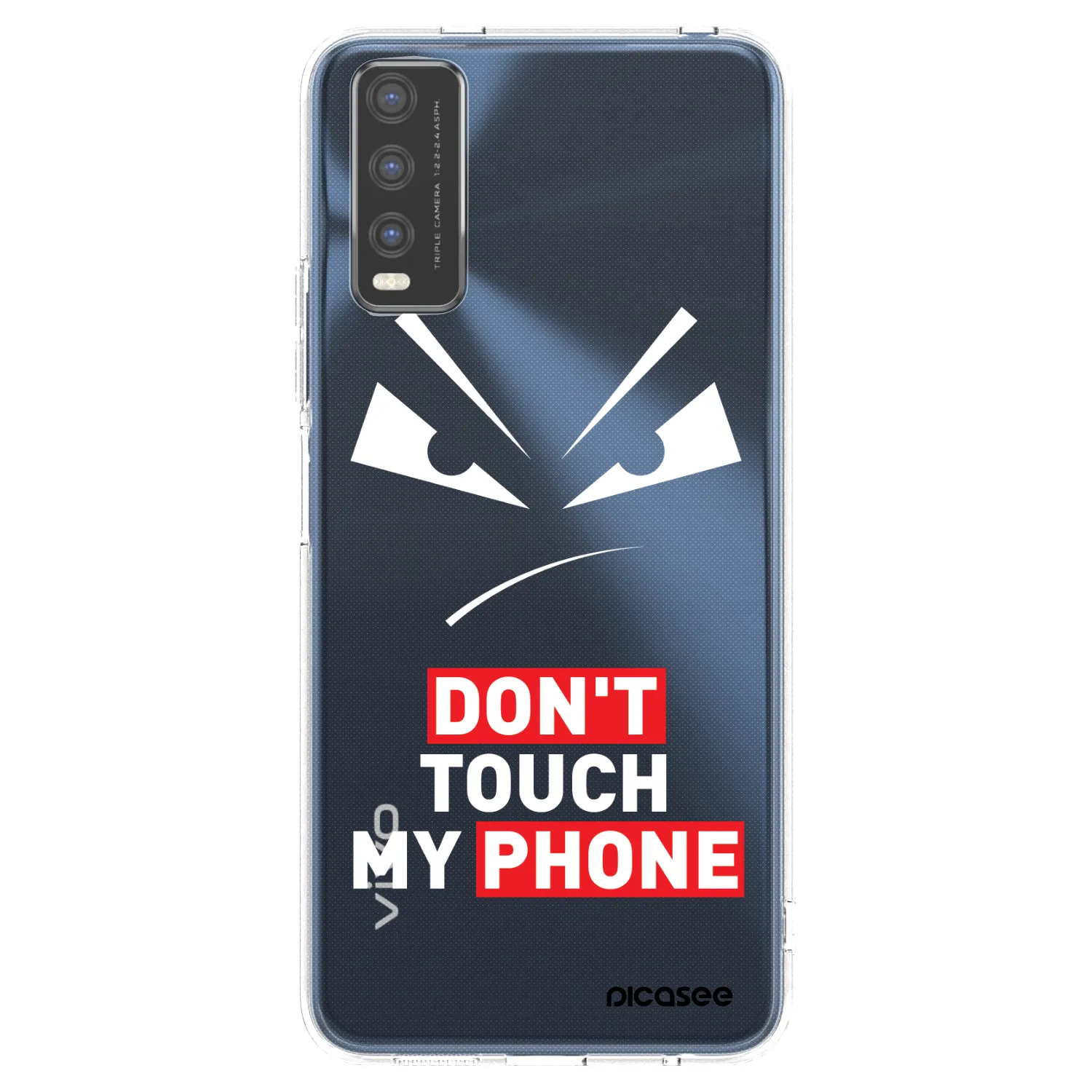 Picasee silikonski prozorni ovitek za Vivo Y20s - Evil Eye - Transparent