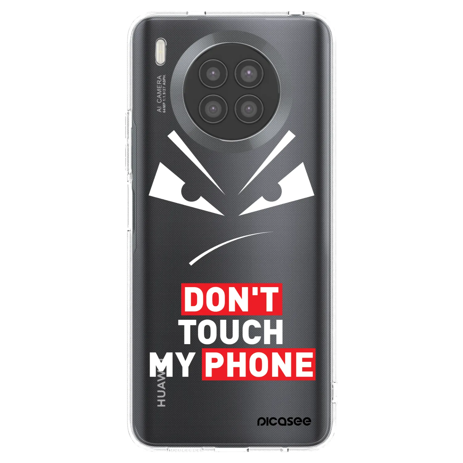 Picasee silikonski prozorni ovitek za Huawei Nova 8i - Evil Eye - Transparent