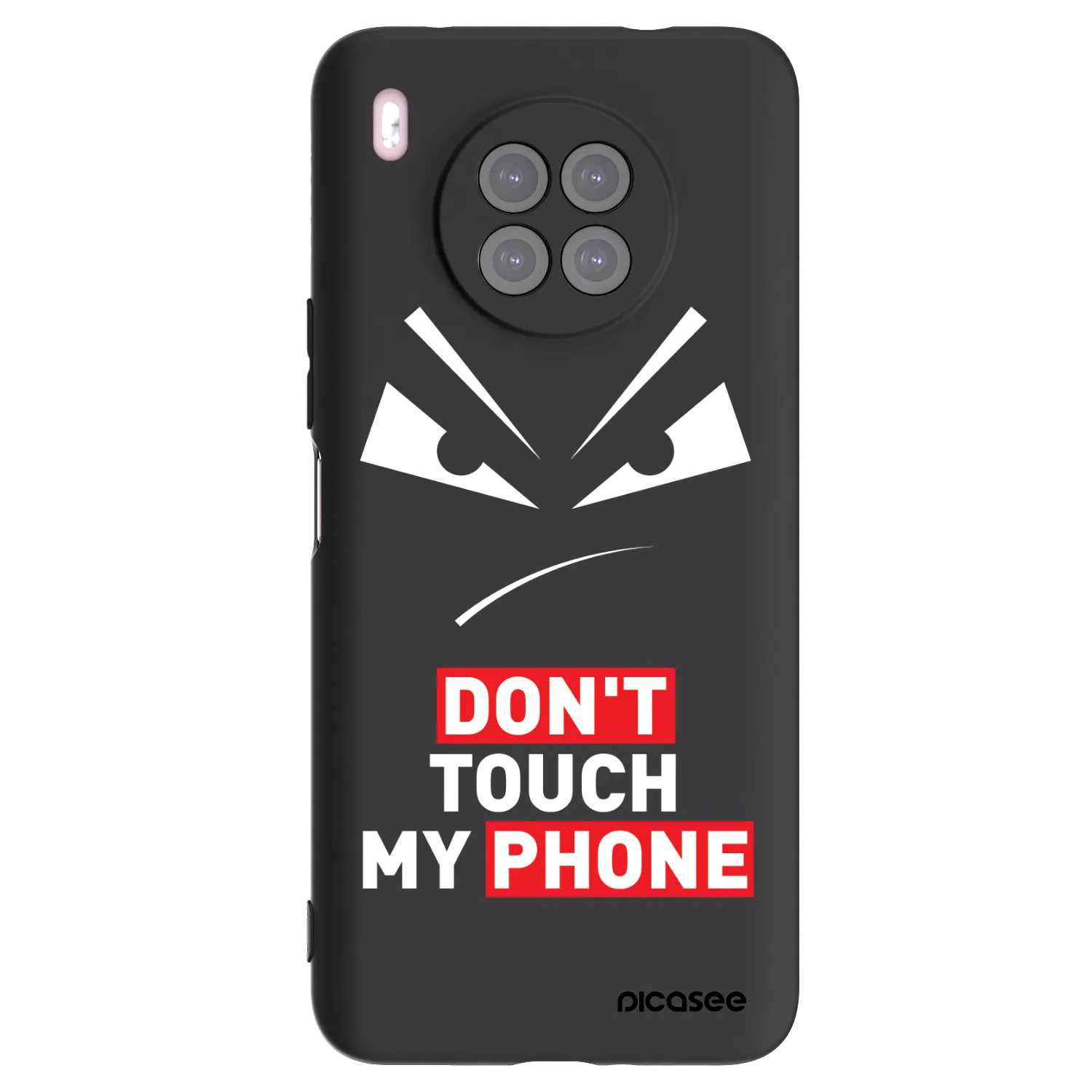 Picasee silikonski črni ovitek za Huawei Nova 8i - Evil Eye - Transparent