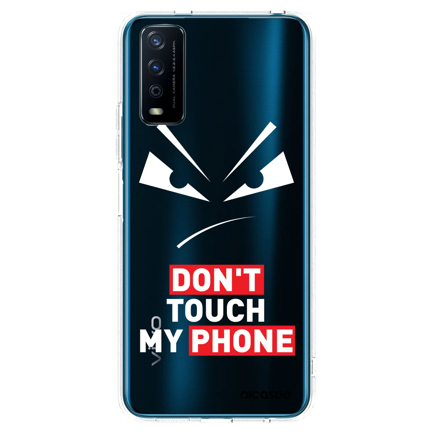 Picasee silikonski prozorni ovitek za Vivo Y11s - Evil Eye - Transparent