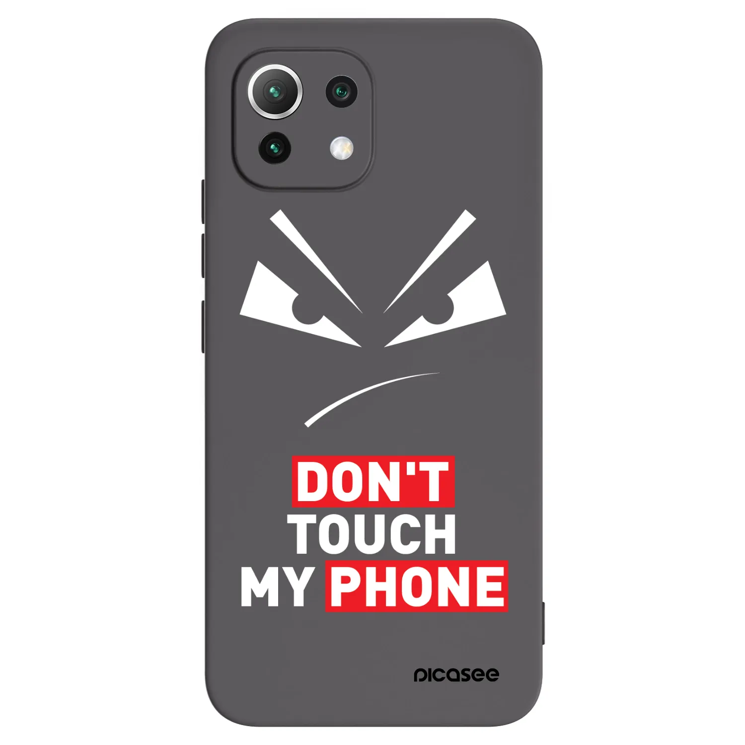 Picasee silikonski črni ovitek za Xiaomi 11 Lite 5G NE - Evil Eye - Transparent