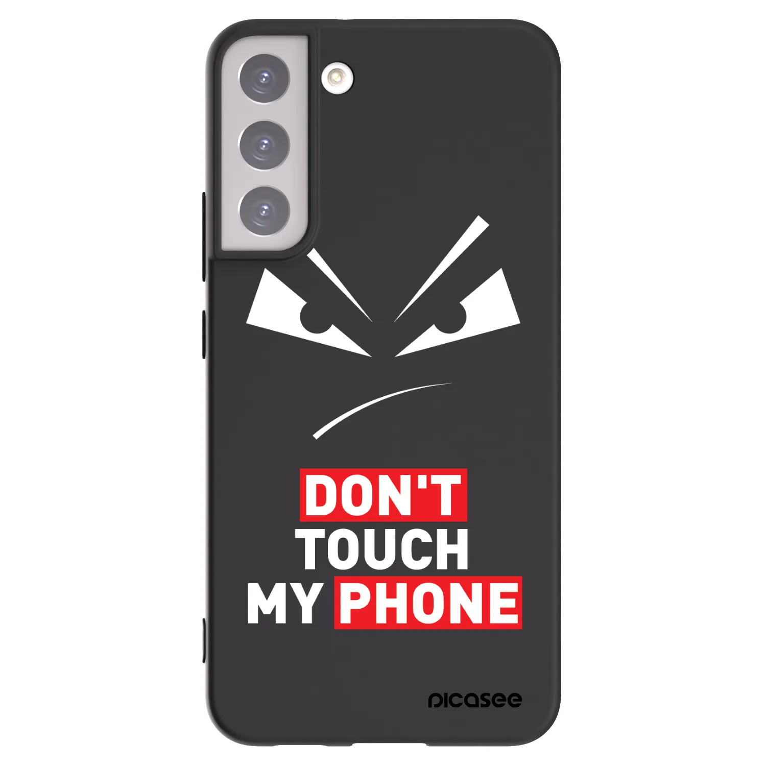 Picasee silikonski črni ovitek za Samsung Galaxy S22+ 5G - Evil Eye - Transparent