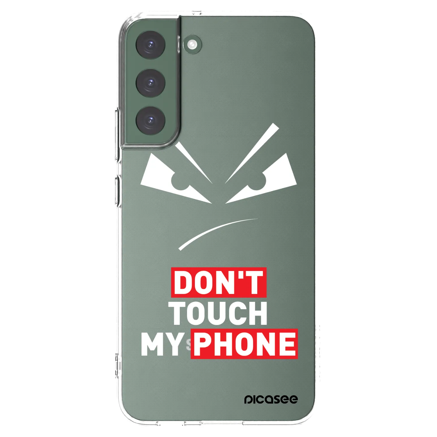 Picasee silikonski prozorni ovitek za Samsung Galaxy S22+ 5G - Evil Eye - Transparent