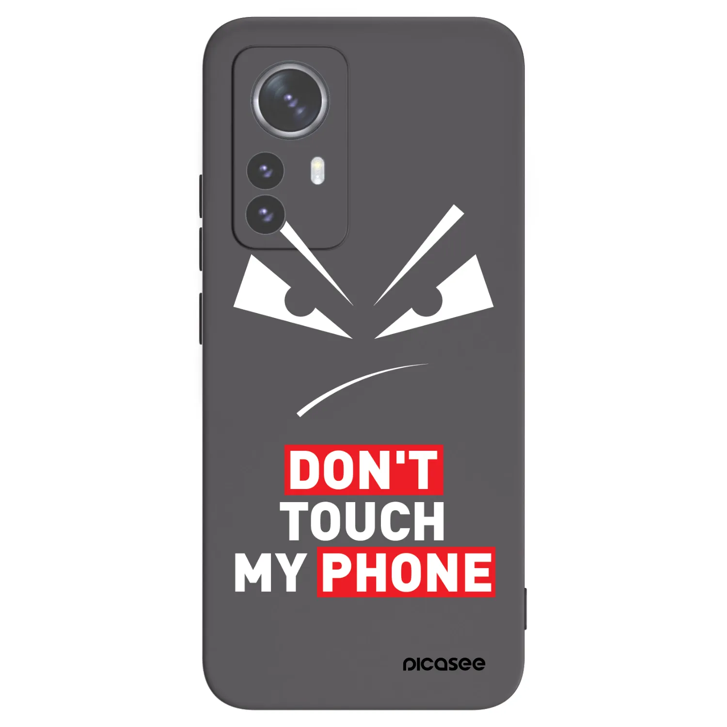 Picasee silikonski črni ovitek za Xiaomi 12 Pro - Evil Eye - Transparent
