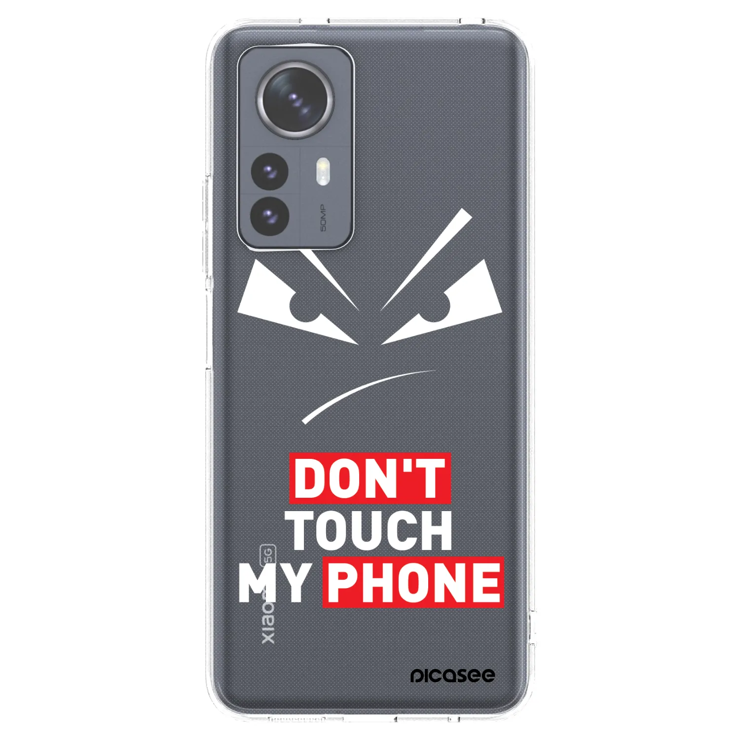 Picasee silikonski prozorni ovitek za Xiaomi 12 Pro - Evil Eye - Transparent
