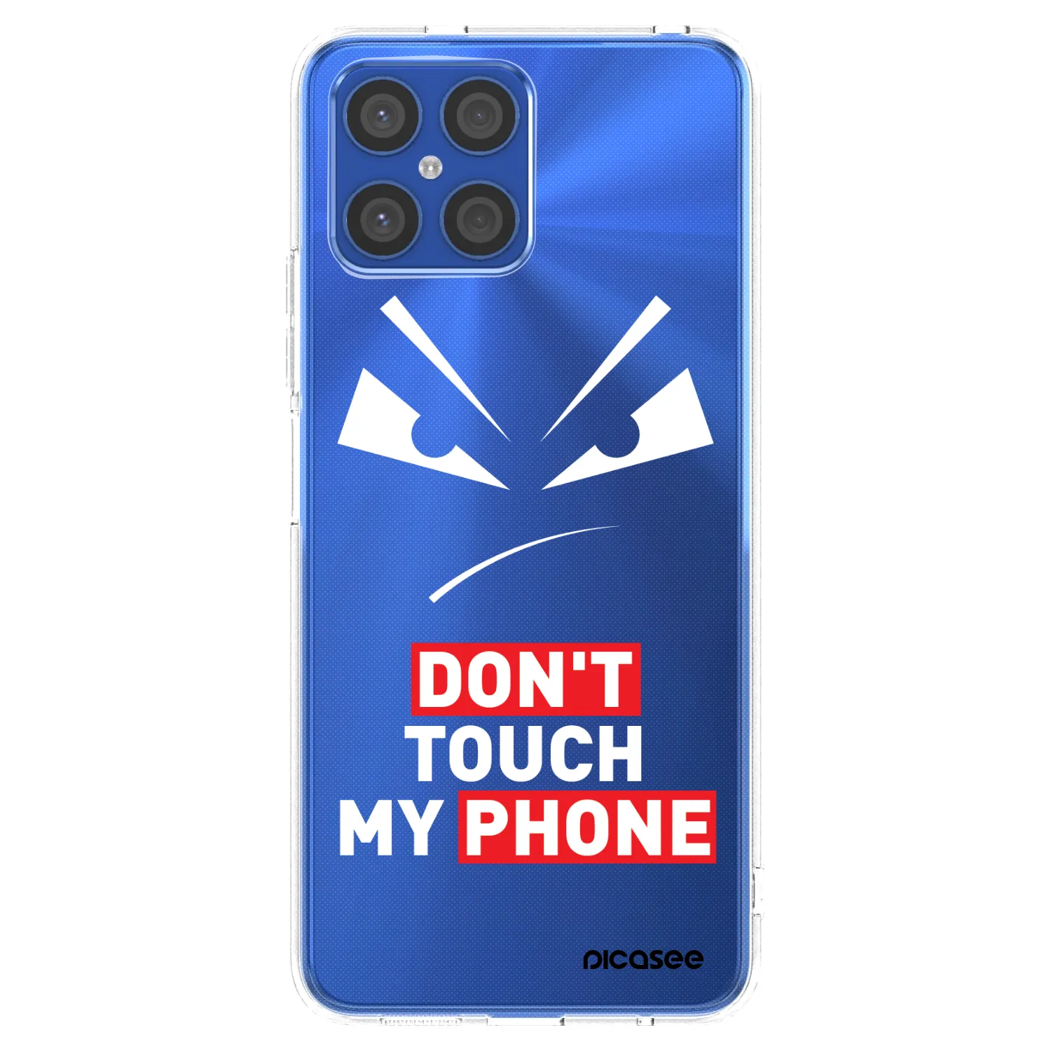 Picasee silikonski prozorni ovitek za Honor X8 4G - Evil Eye - Transparent