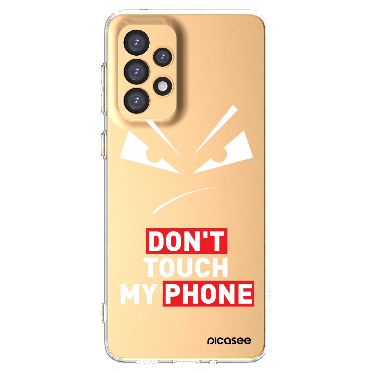 Picasee silikonski prozorni ovitek za Samsung Galaxy A33 5G A336 - Evil Eye - Transparent