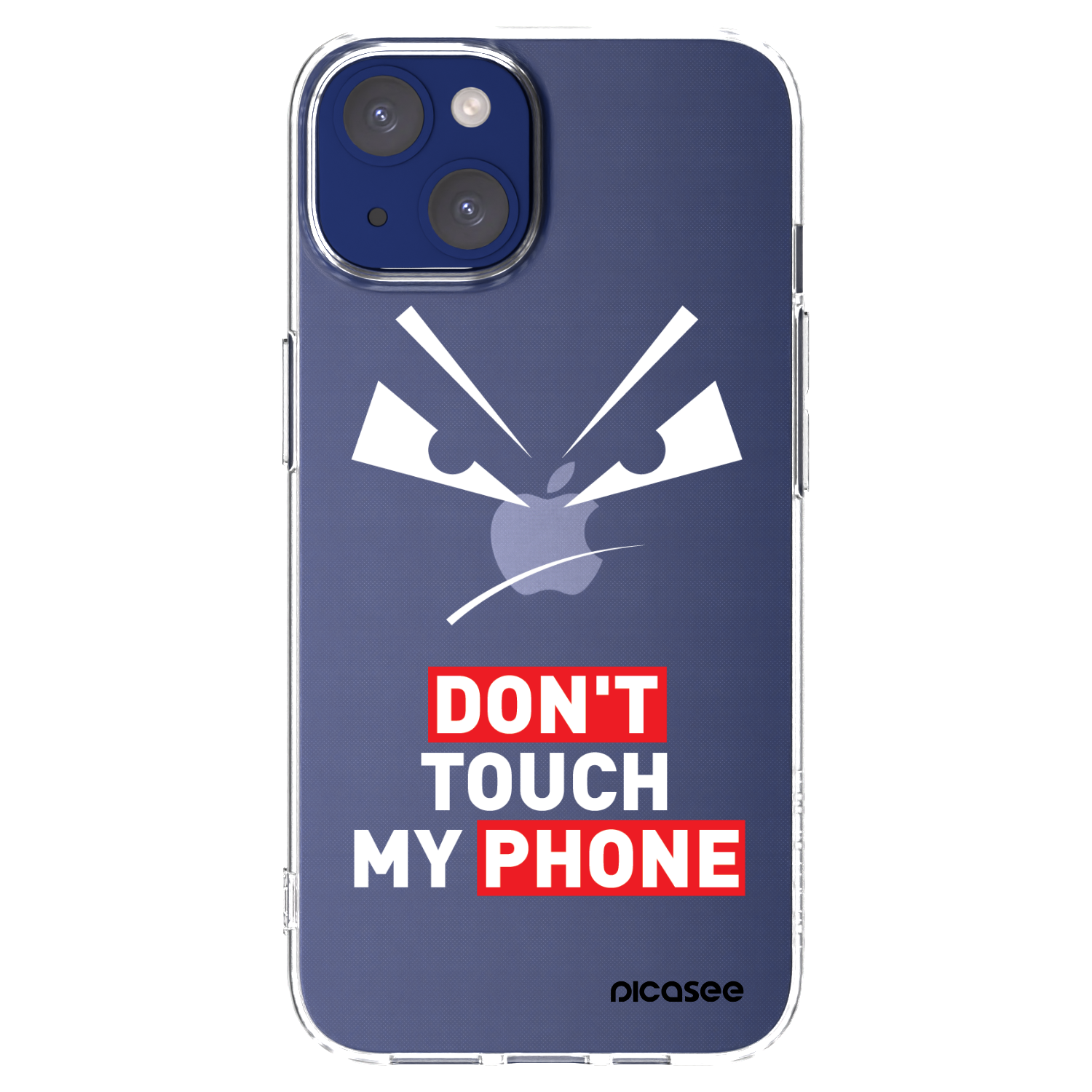 Picasee silikonski prozorni ovitek za Apple iPhone 14 - Evil Eye - Transparent