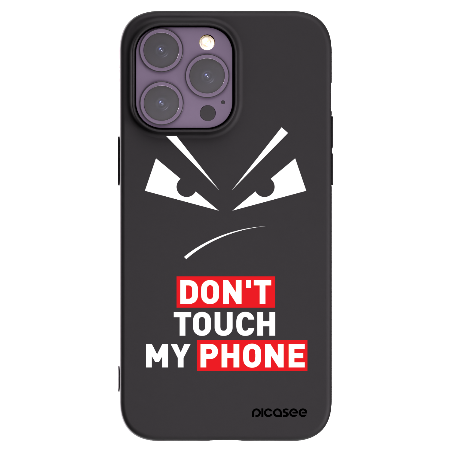 Picasee silikonski črni ovitek za Apple iPhone 14 Pro Max - Evil Eye - Transparent