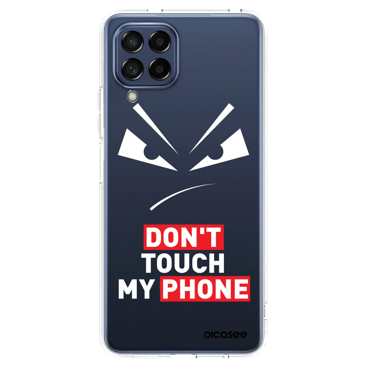 Picasee silikonski prozorni ovitek za Samsung Galaxy M53 5G - Evil Eye - Transparent