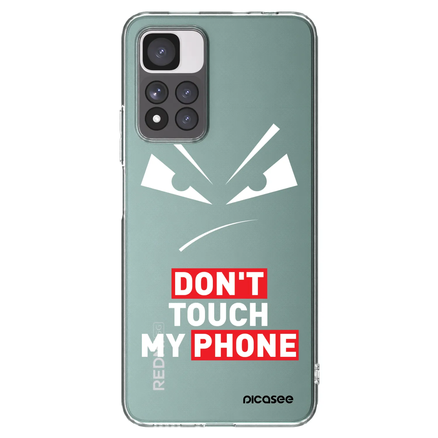 Picasee silikonski prozorni ovitek za Xiaomi Redmi Note 11 Pro+ 5G - Evil Eye - Transparent