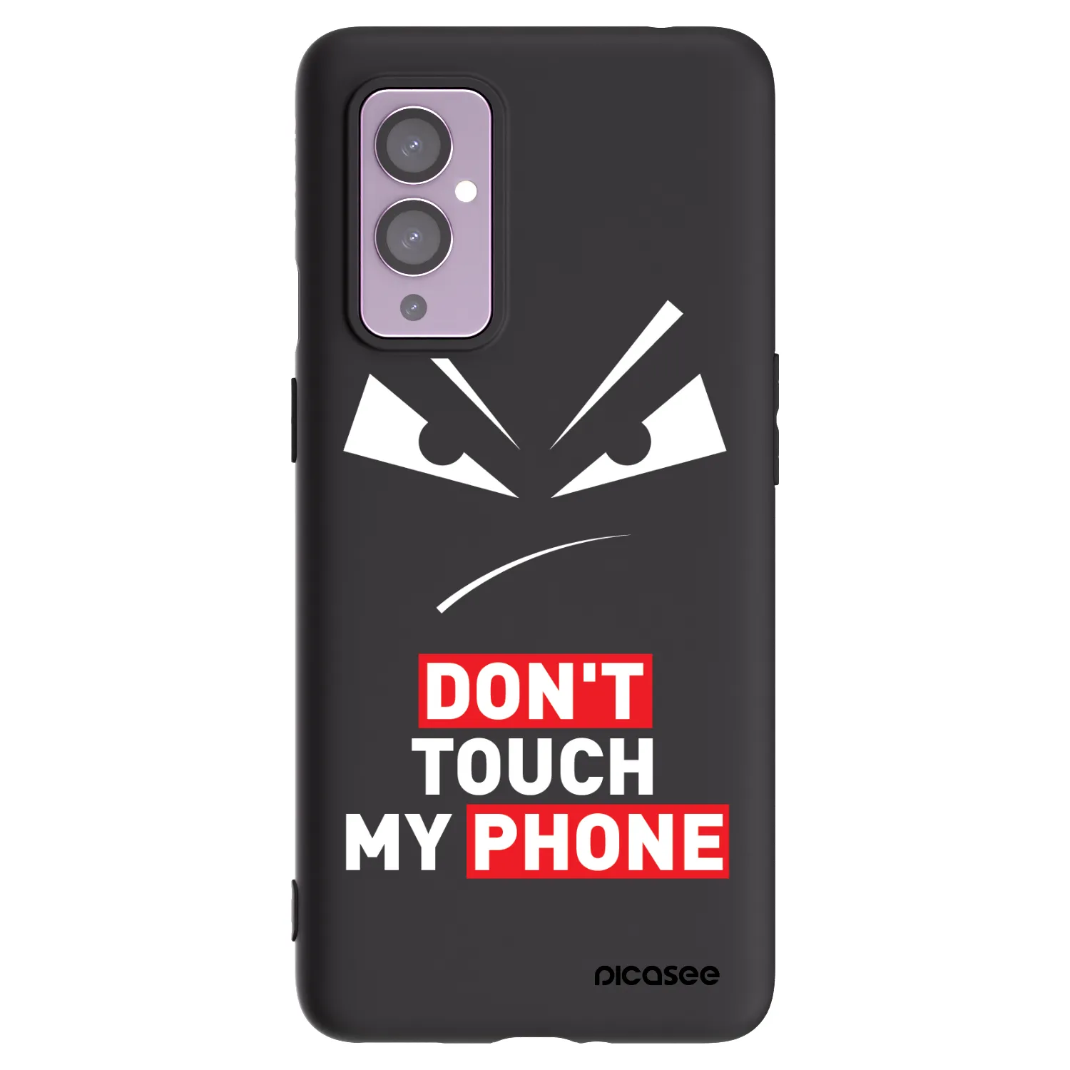 Picasee silikonski črni ovitek za OnePlus 9 - Evil Eye - Transparent