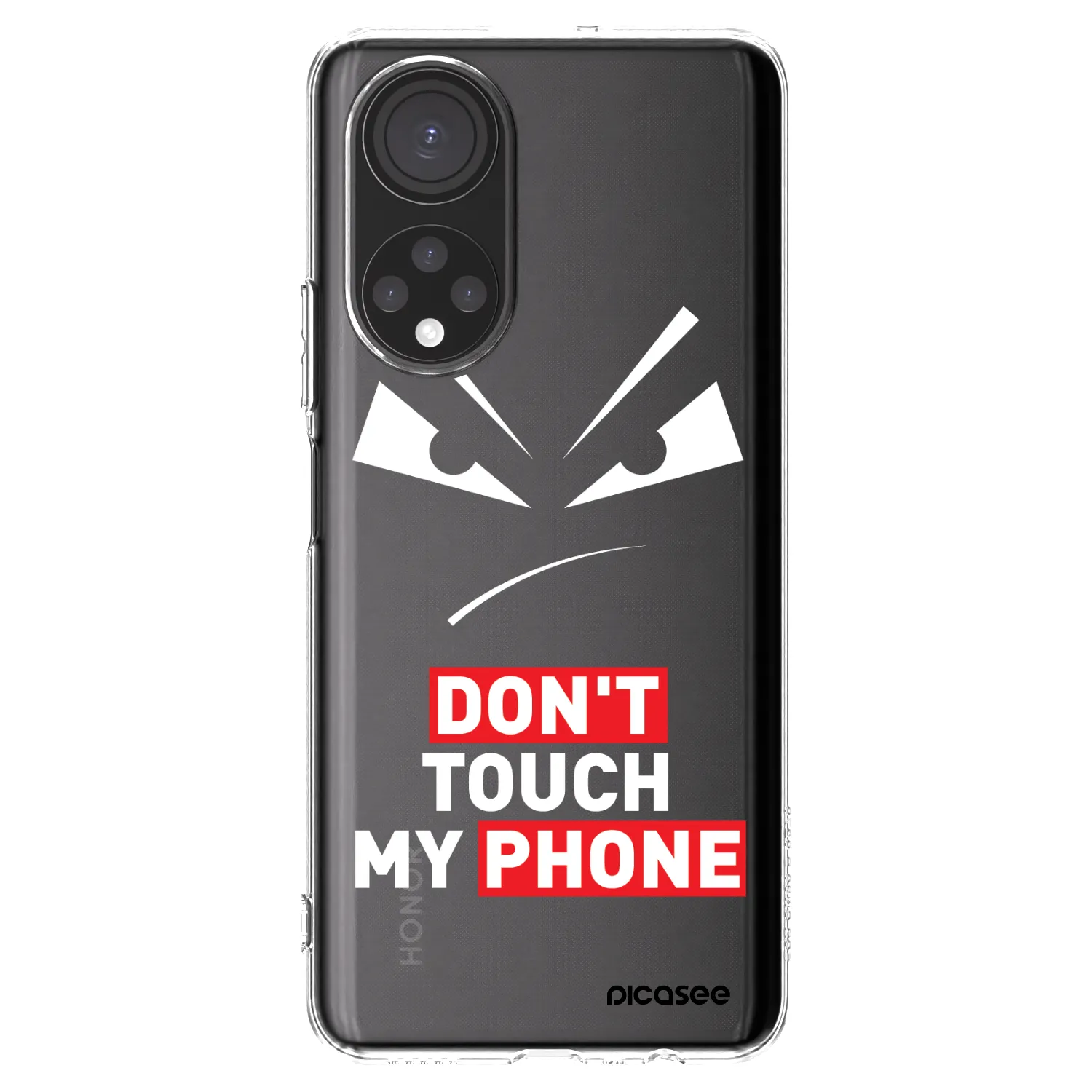 Picasee silikonski prozorni ovitek za Honor X7 - Evil Eye - Transparent