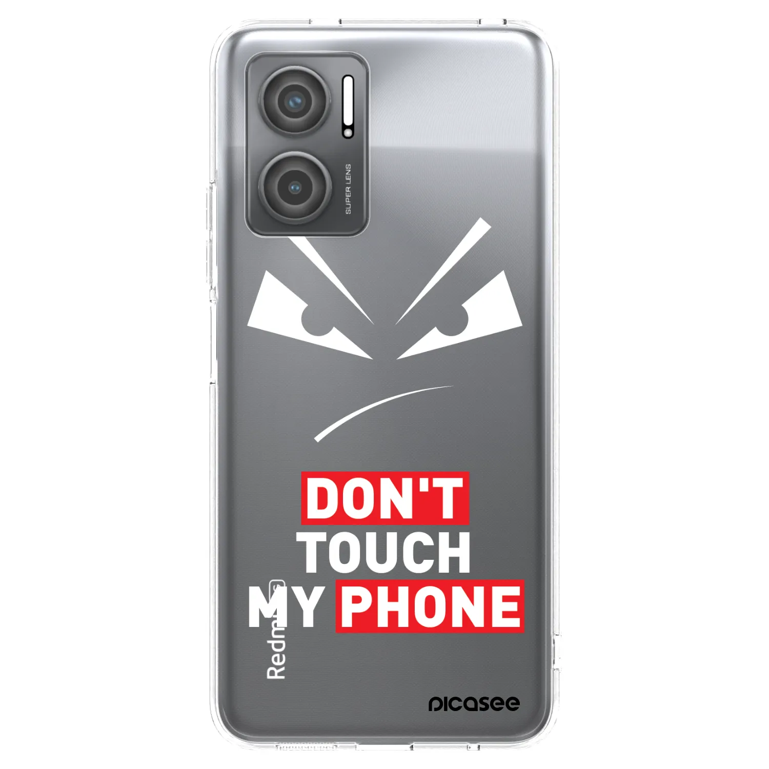 Picasee silikonski prozorni ovitek za Xiaomi Redmi 10 5G - Evil Eye - Transparent