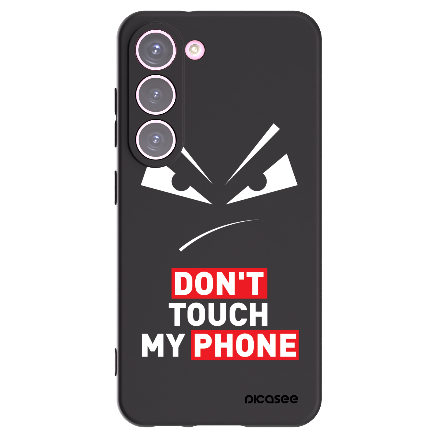 Picasee silikonski črni ovitek za Samsung Galaxy S23 5G - Evil Eye - Transparent