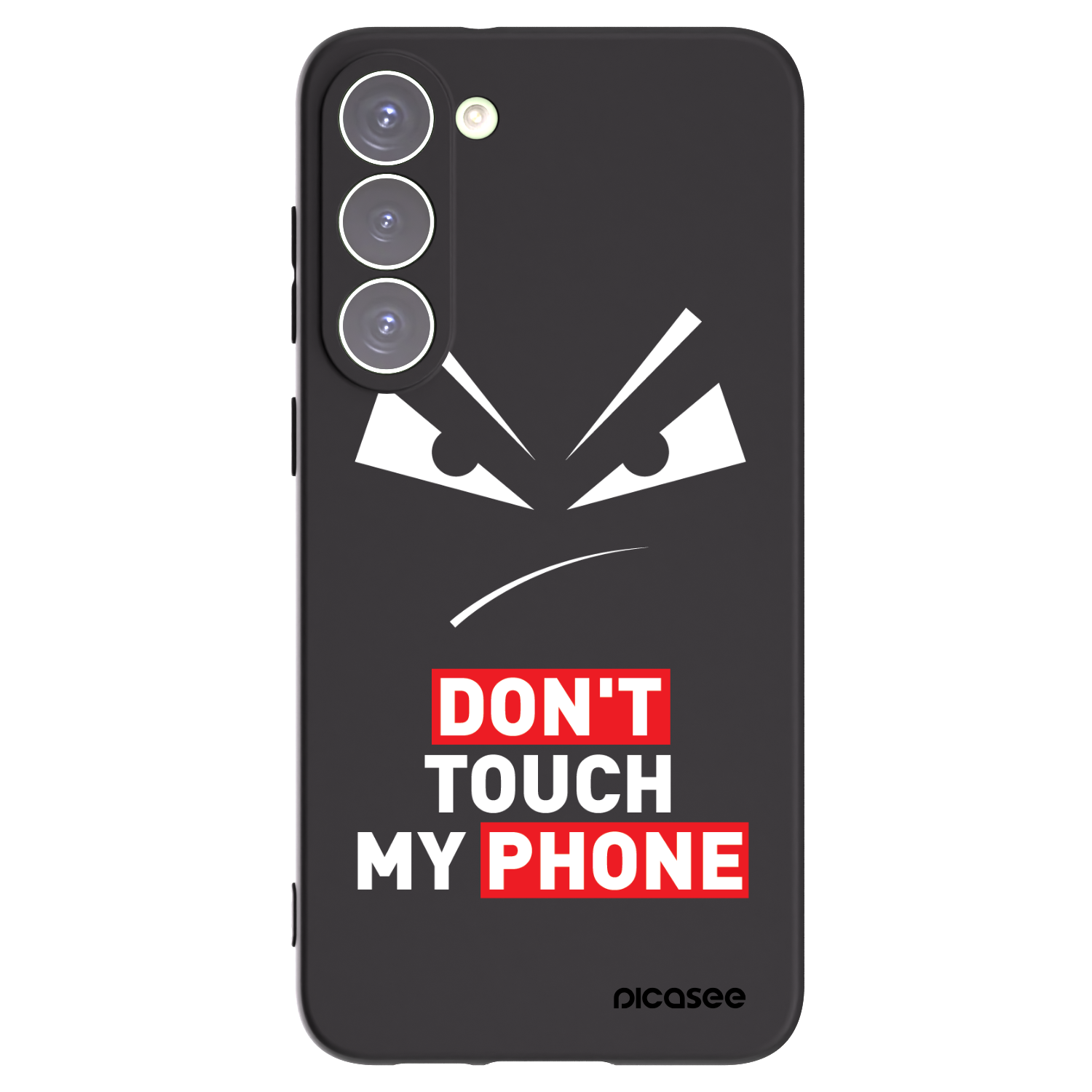 Picasee silikonski črni ovitek za Samsung Galaxy S23+ 5G - Evil Eye - Transparent