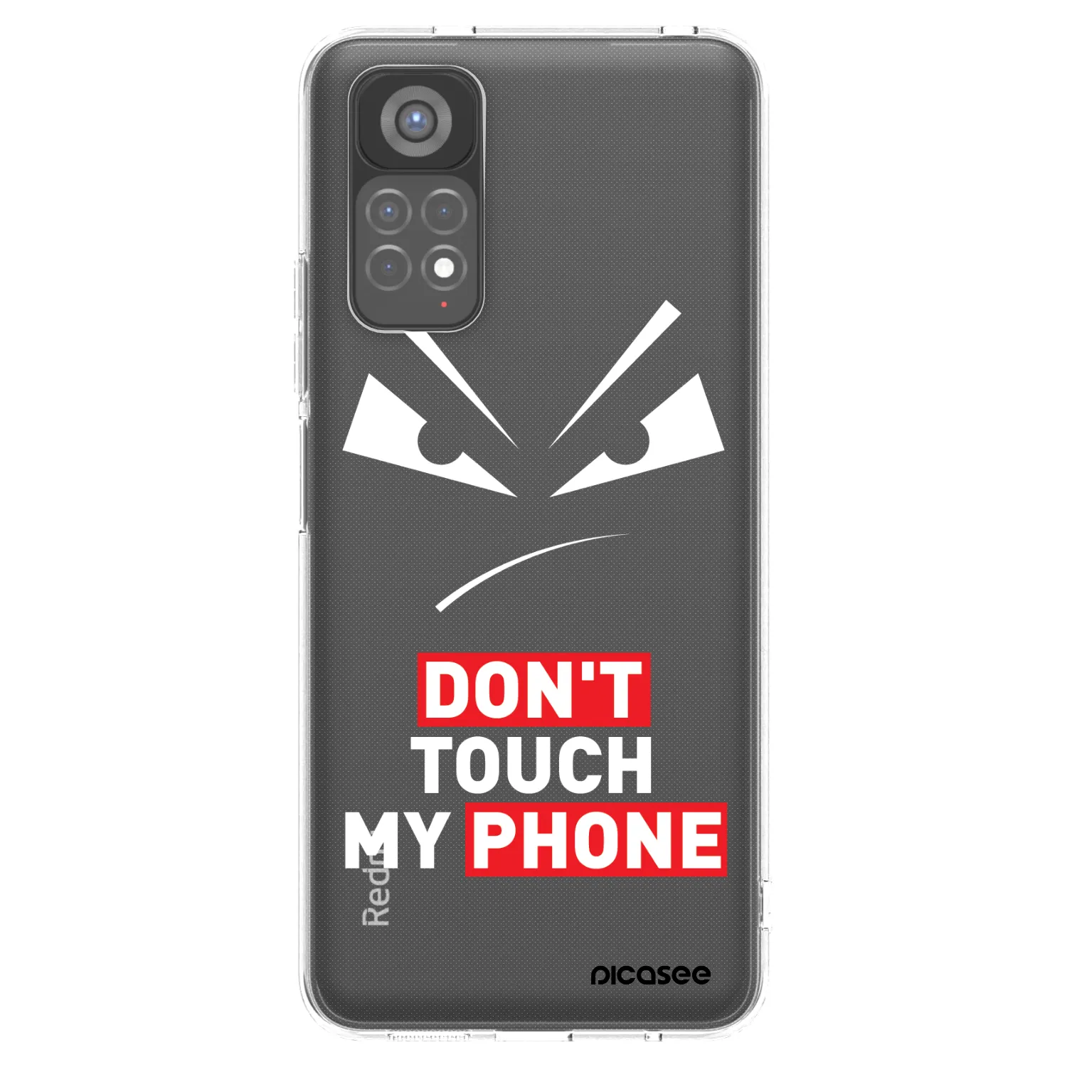 Picasee silikonski prozorni ovitek za Xiaomi Redmi Note 11S 5G - Evil Eye - Transparent