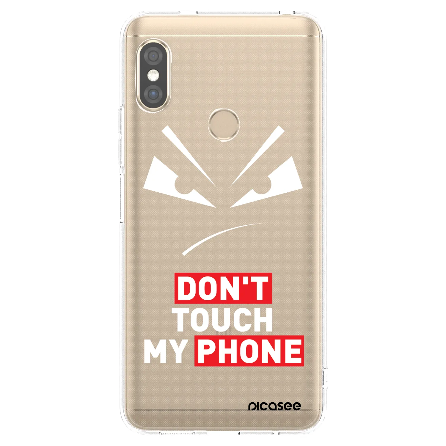 Picasee silikonski prozorni ovitek za Xiaomi Redmi Note 5 Global - Evil Eye - Transparent