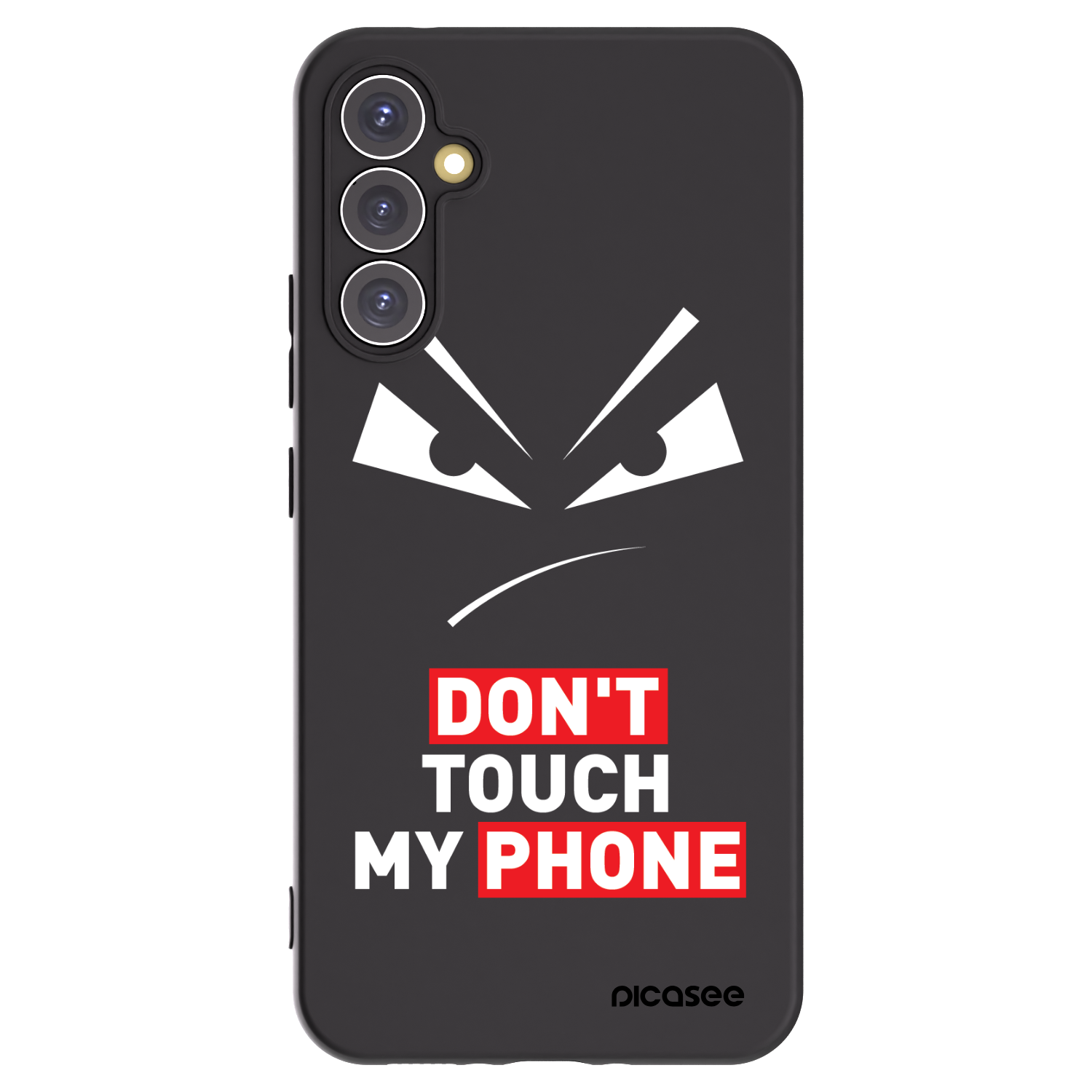 Picasee silikonski črni ovitek za Samsung Galaxy A34 5G A346B - Evil Eye - Transparent