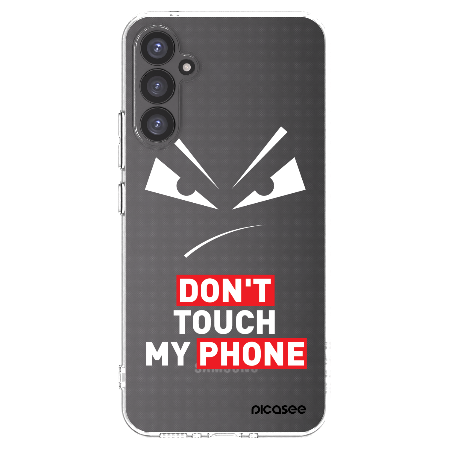 Picasee silikonski prozorni ovitek za Samsung Galaxy A34 5G A346B - Evil Eye - Transparent