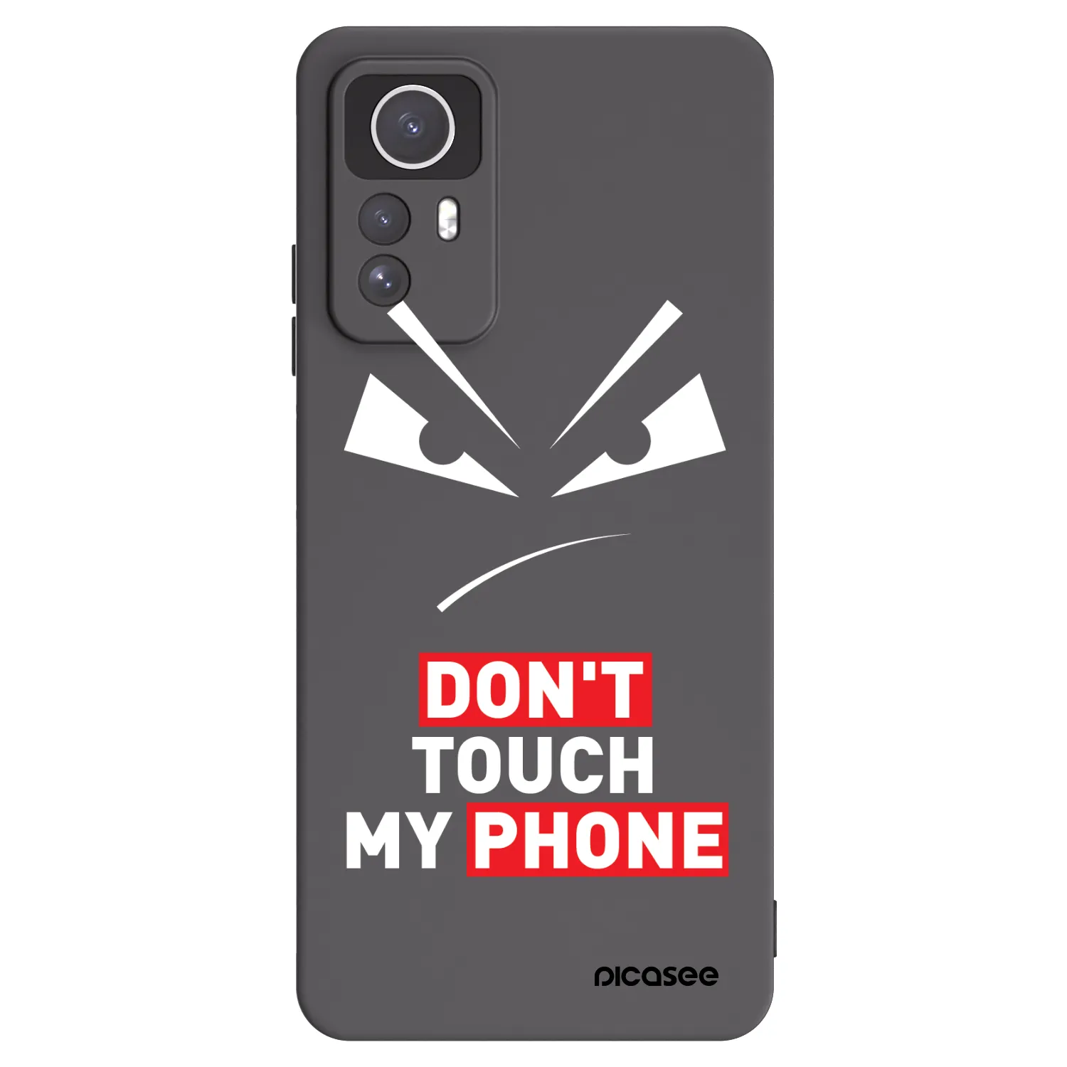 Picasee silikonski črni ovitek za Xiaomi Redmi Note 12S - Evil Eye - Transparent