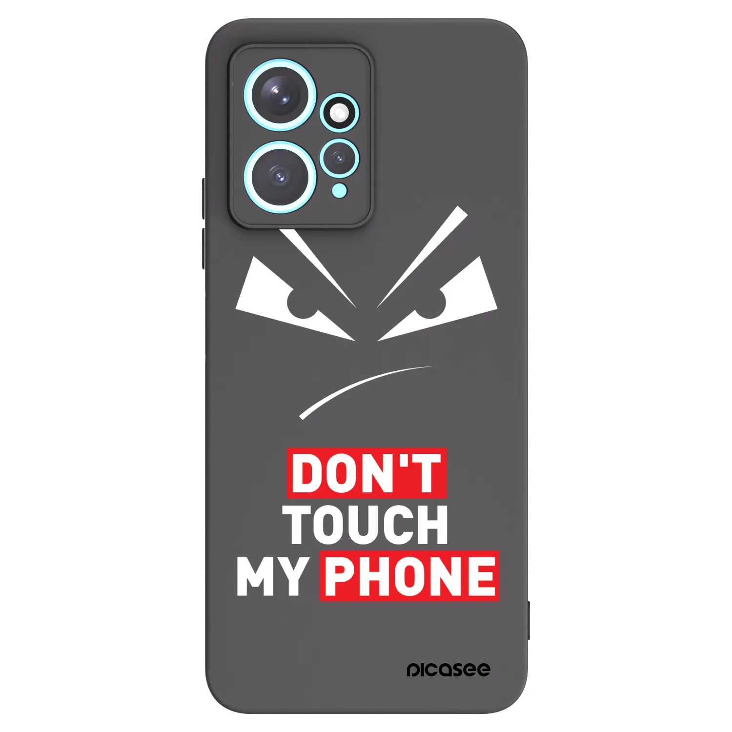 Picasee silikonski črni ovitek za Xiaomi Redmi Note 12 4G - Evil Eye - Transparent