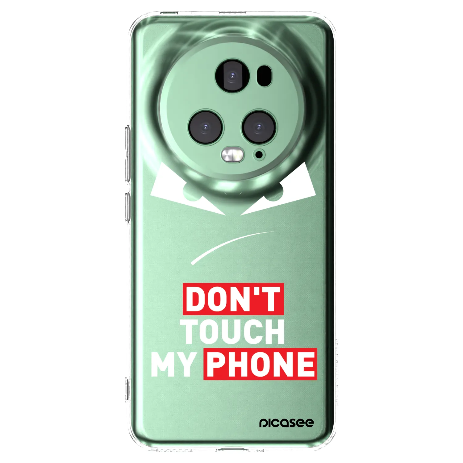 Picasee silikonski prozorni ovitek za Honor Magic5 Pro - Evil Eye - Transparent