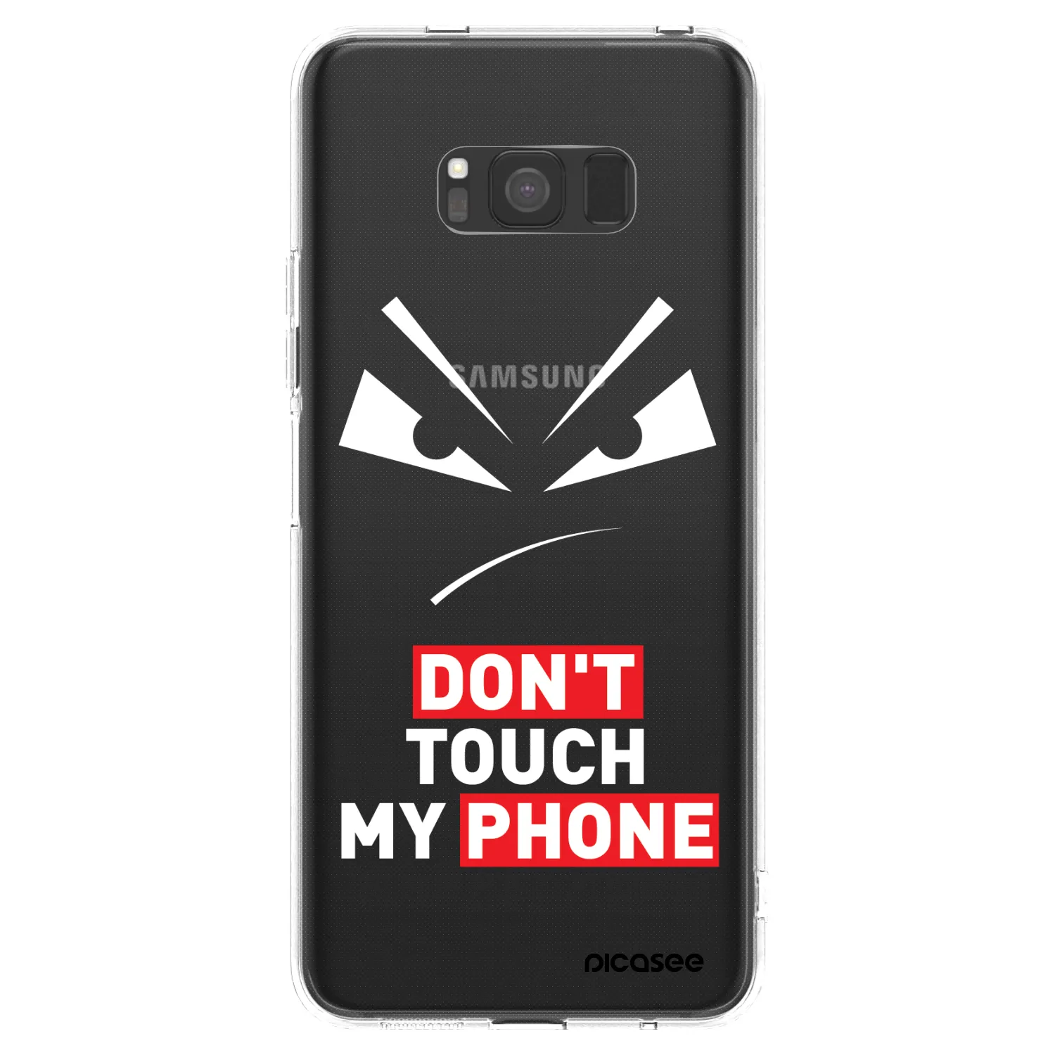 Picasee silikonski prozorni ovitek za Samsung Galaxy S8 G950F - Evil Eye - Transparent