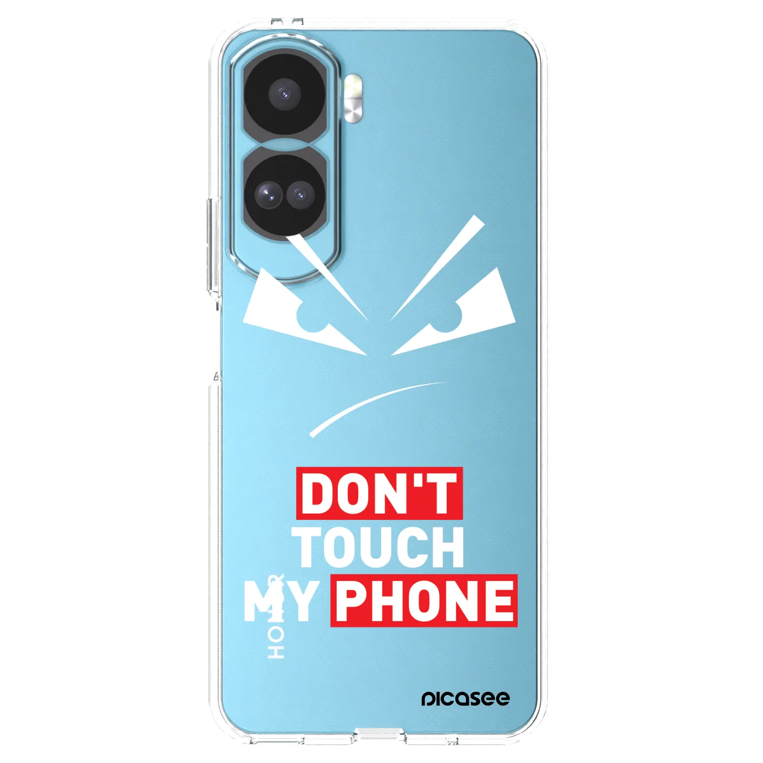 Picasee silikonski prozorni ovitek za Honor 90 Lite 5G - Evil Eye - Transparent