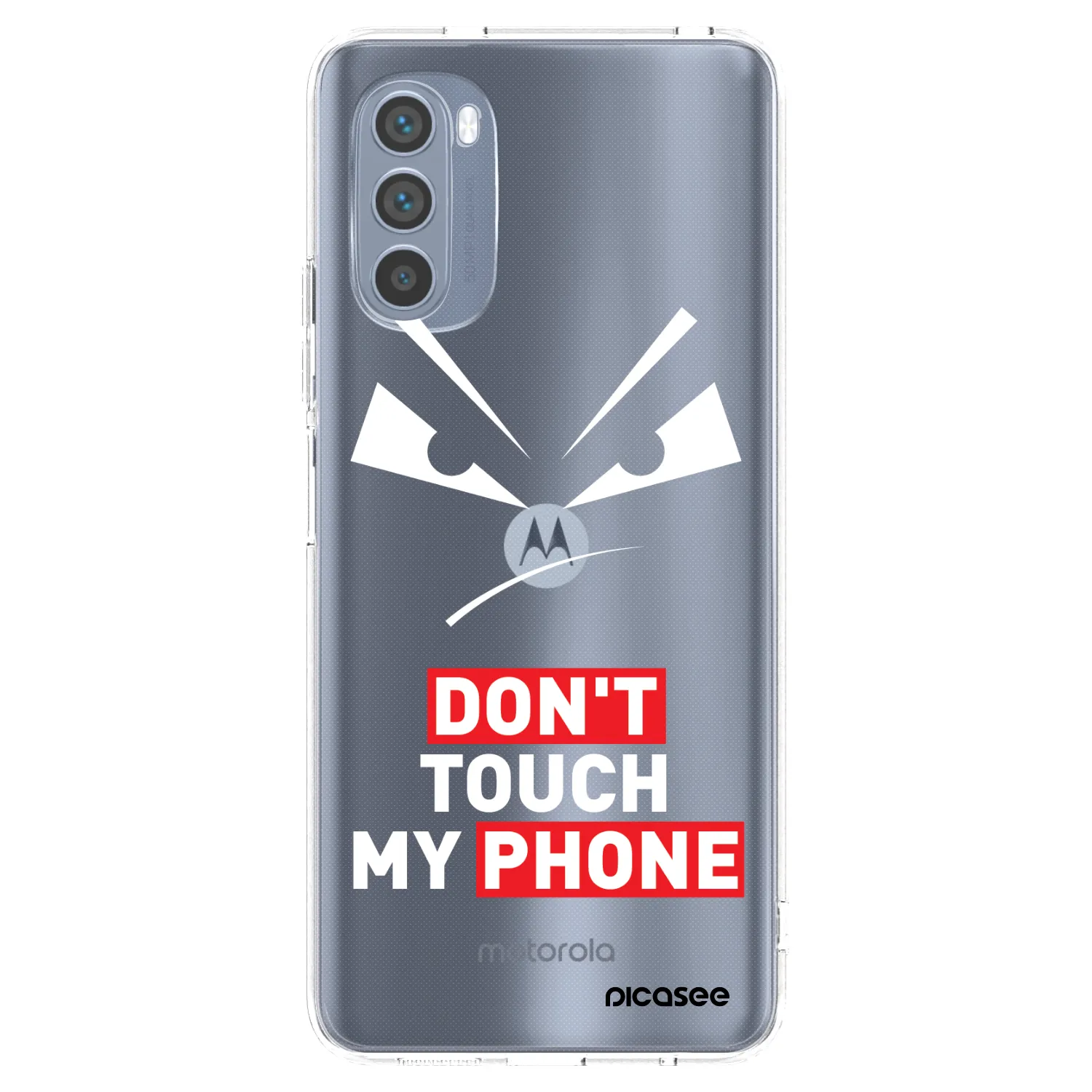 Picasee silikonski prozorni ovitek za Motorola Moto G62 - Evil Eye - Transparent