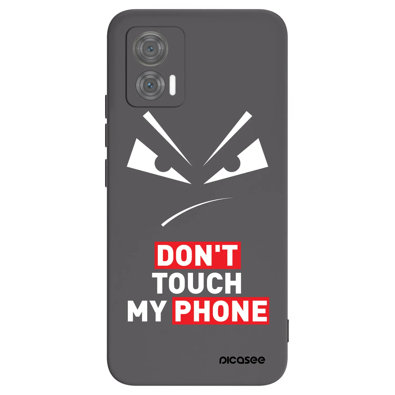 Picasee silikonski črni ovitek za Motorola Edge 30 Neo - Evil Eye - Transparent