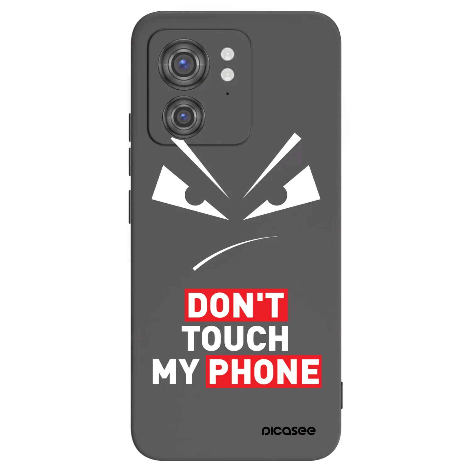 Picasee silikonski črni ovitek za Motorola Edge 40 - Evil Eye - Transparent