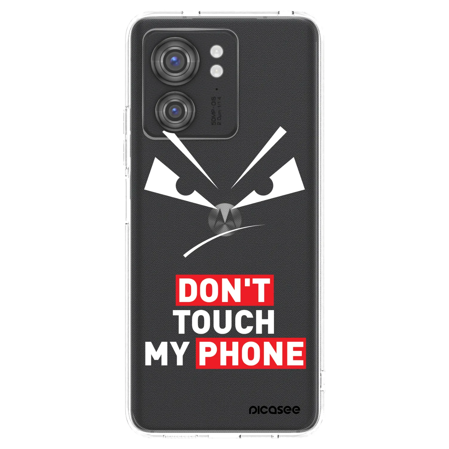 Picasee silikonski prozorni ovitek za Motorola Edge 40 - Evil Eye - Transparent