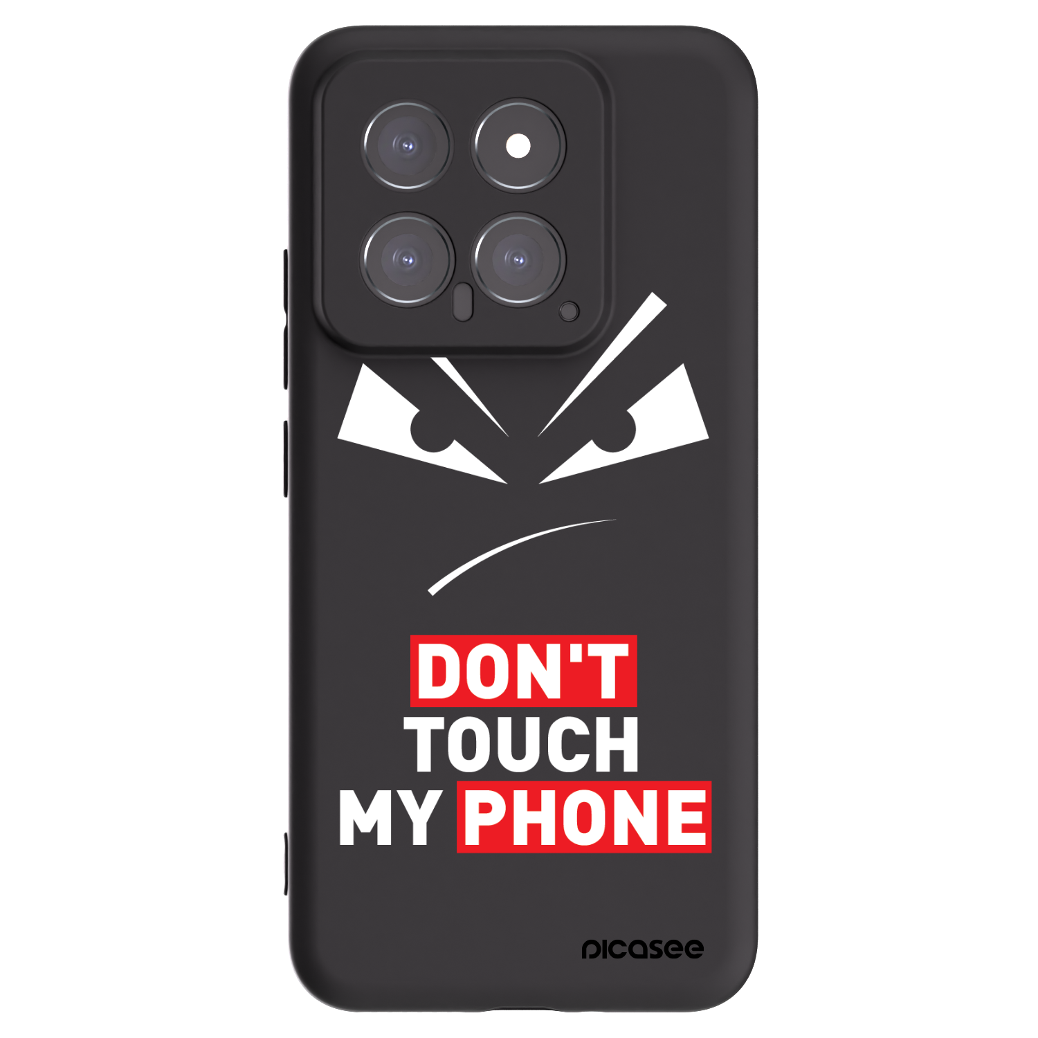 Picasee silikonski črni ovitek za Xiaomi 14 - Evil Eye - Transparent