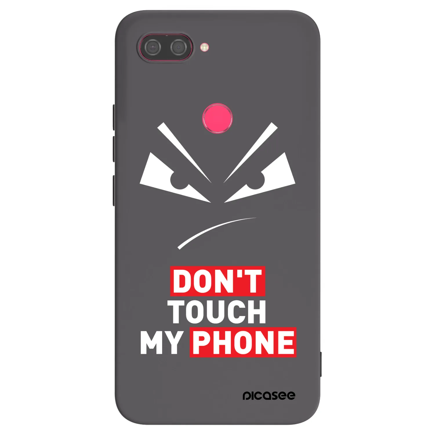 Picasee silikonski črni ovitek za Xiaomi Mi 8 Lite - Evil Eye - Transparent