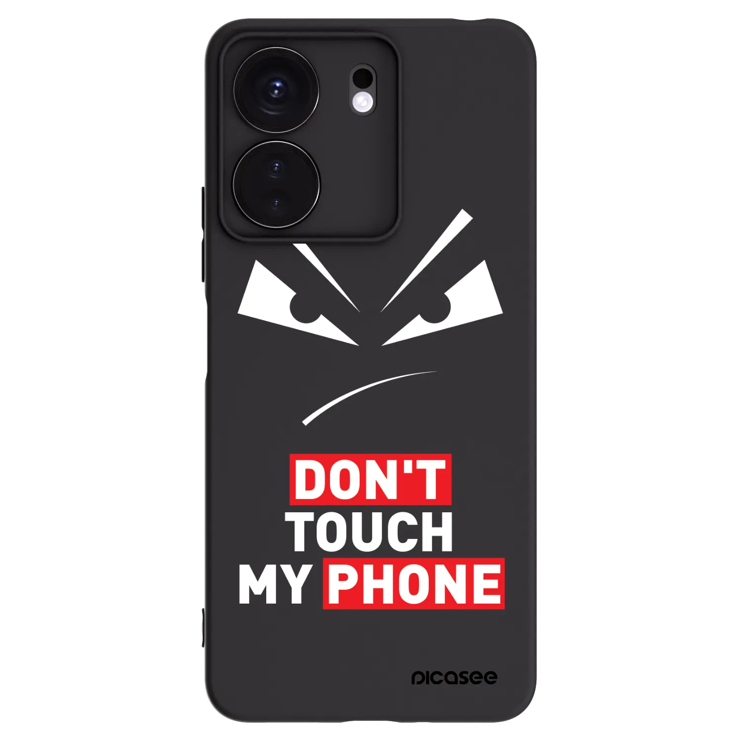 Picasee silikonski črni ovitek za Xiaomi Redmi 13C 4G - Evil Eye - Transparent