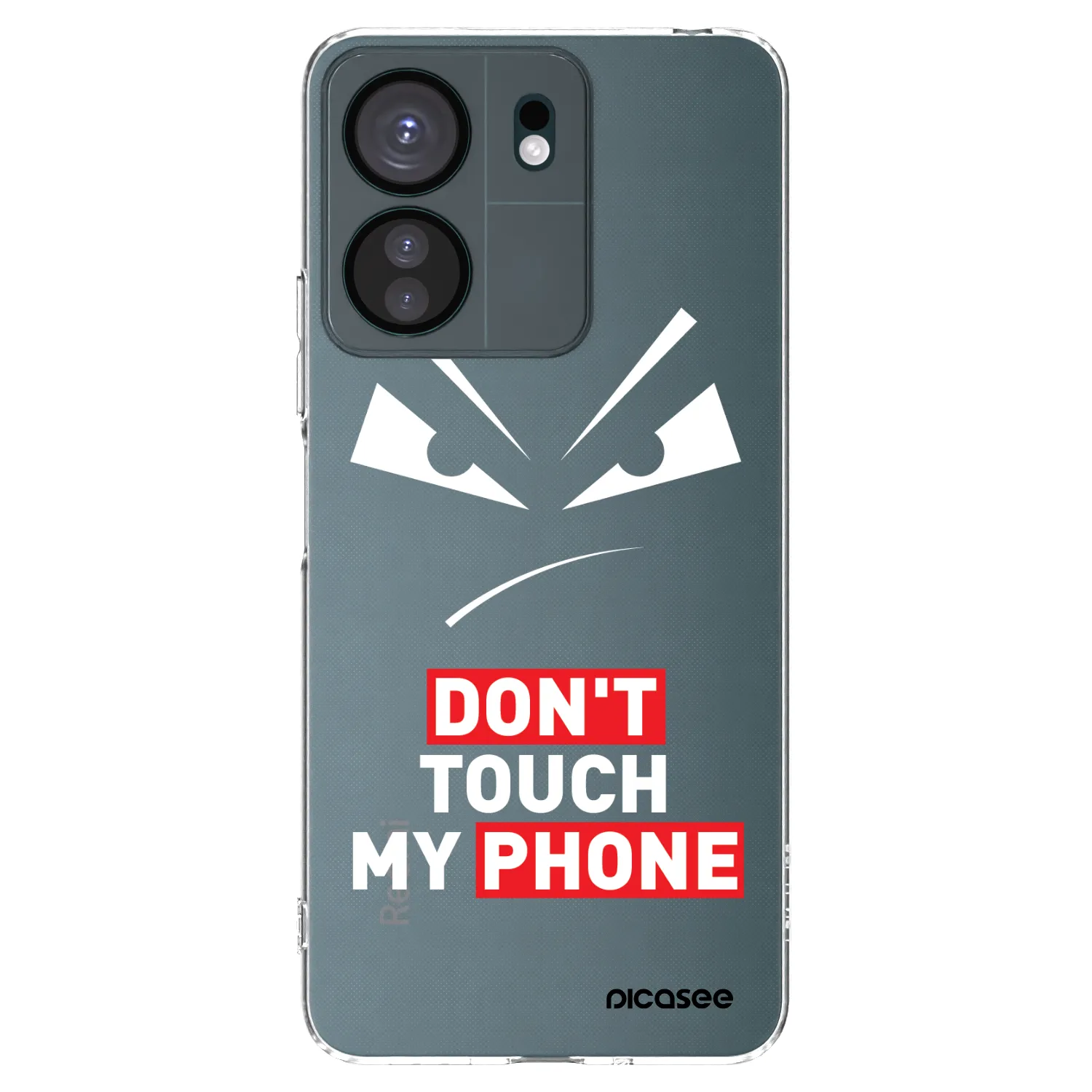 Picasee silikonski prozorni ovitek za Xiaomi Redmi 13C 4G - Evil Eye - Transparent
