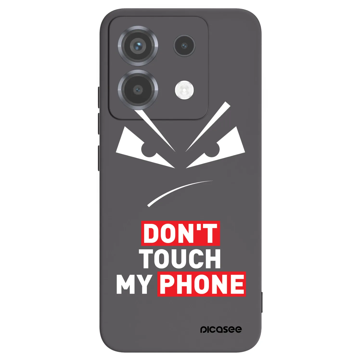 Picasee silikonski črni ovitek za Xiaomi Poco X6 - Evil Eye - Transparent