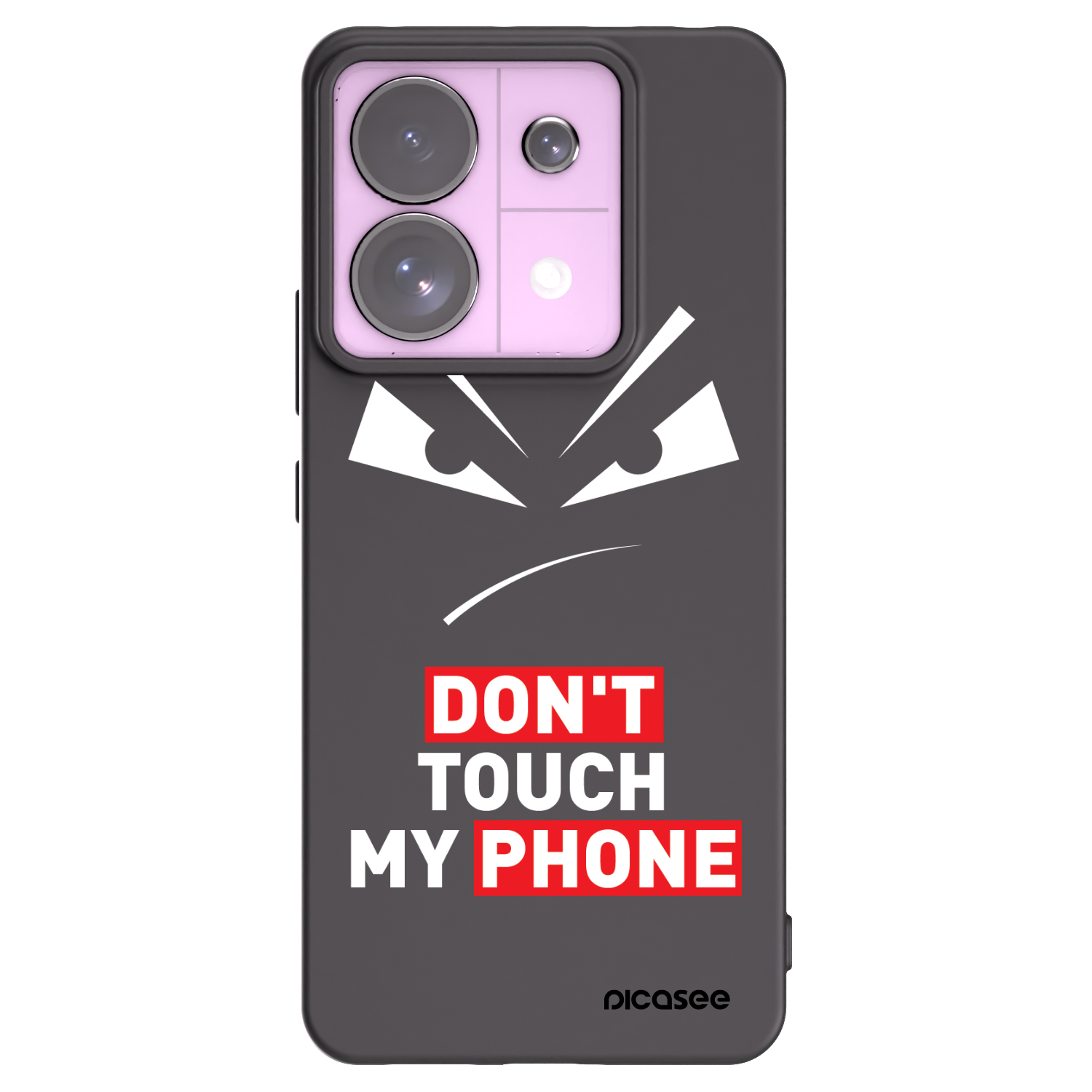 Picasee silikonski črni ovitek za Xiaomi Redmi Note 13 Pro 5G - Evil Eye - Transparent