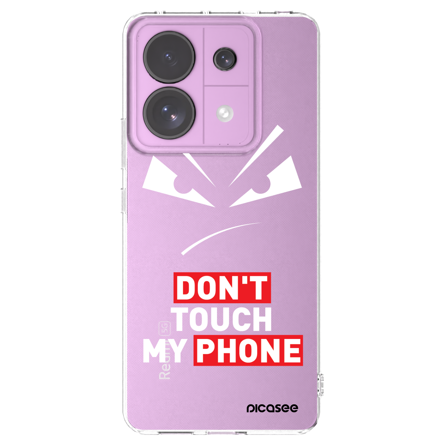 Picasee silikonski prozorni ovitek za Xiaomi Redmi Note 13 Pro 5G - Evil Eye - Transparent