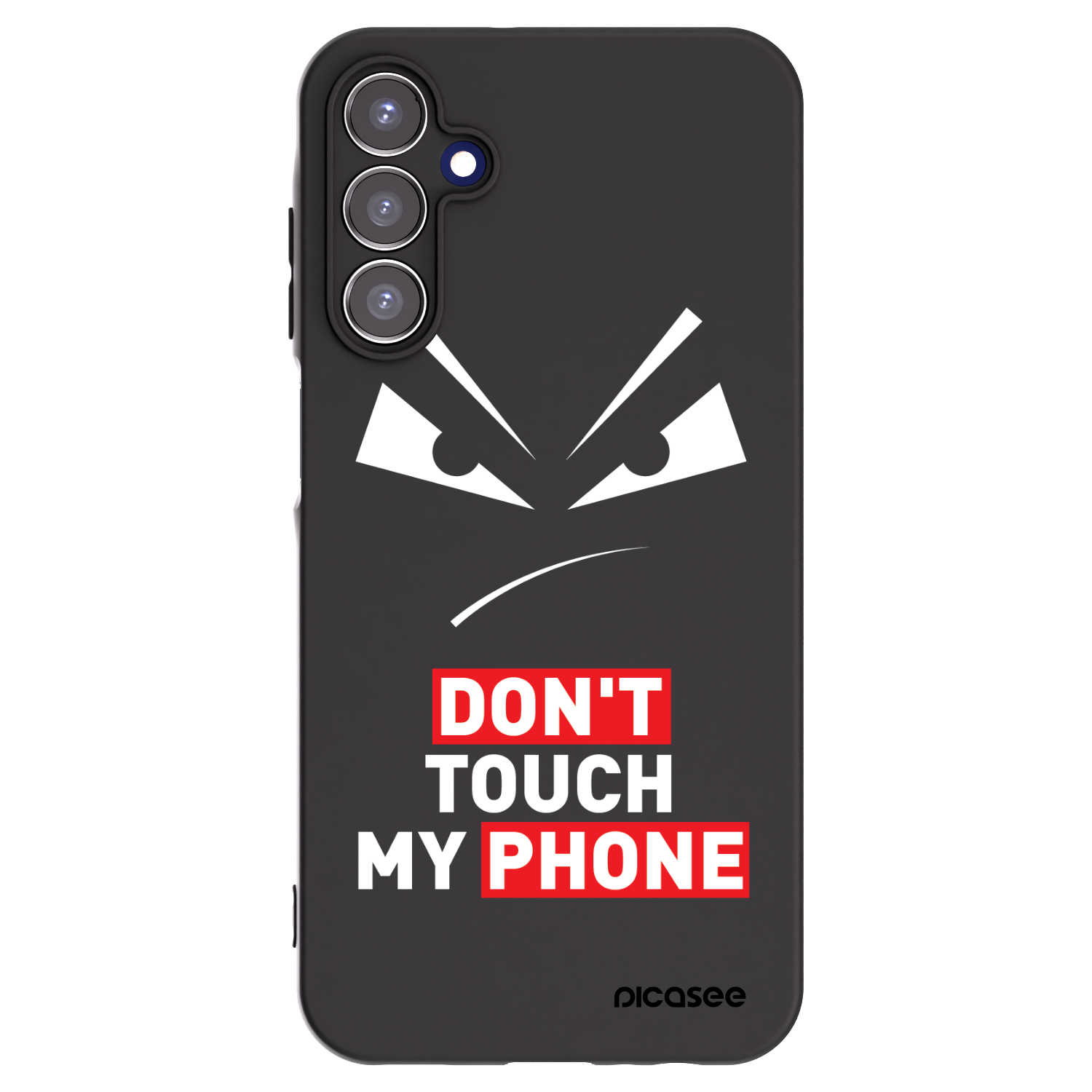 Picasee silikonski črni ovitek za Samsung Galaxy A15 A156B 5G - Evil Eye - Transparent