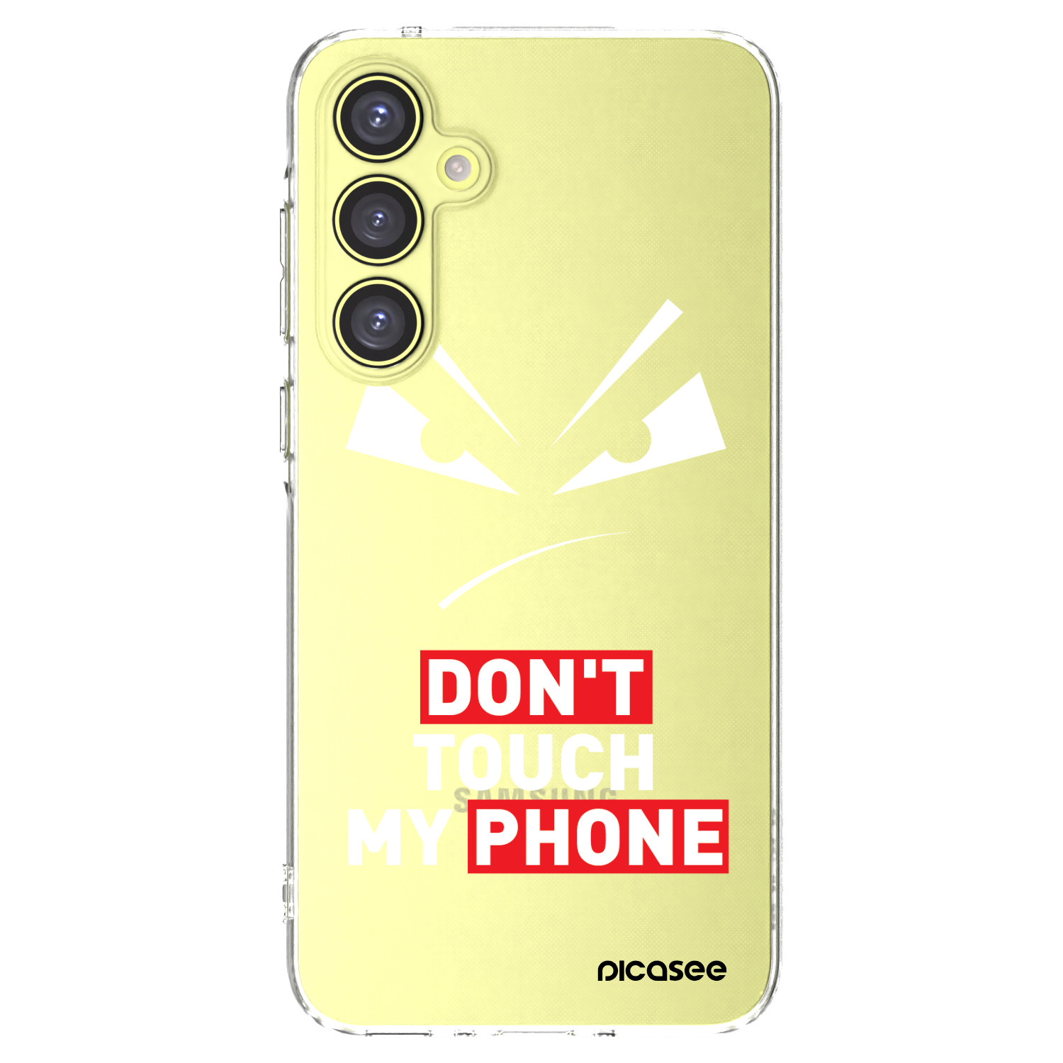 Picasee silikonski prozorni ovitek za Samsung Galaxy A35 5G A356B - Evil Eye - Transparent