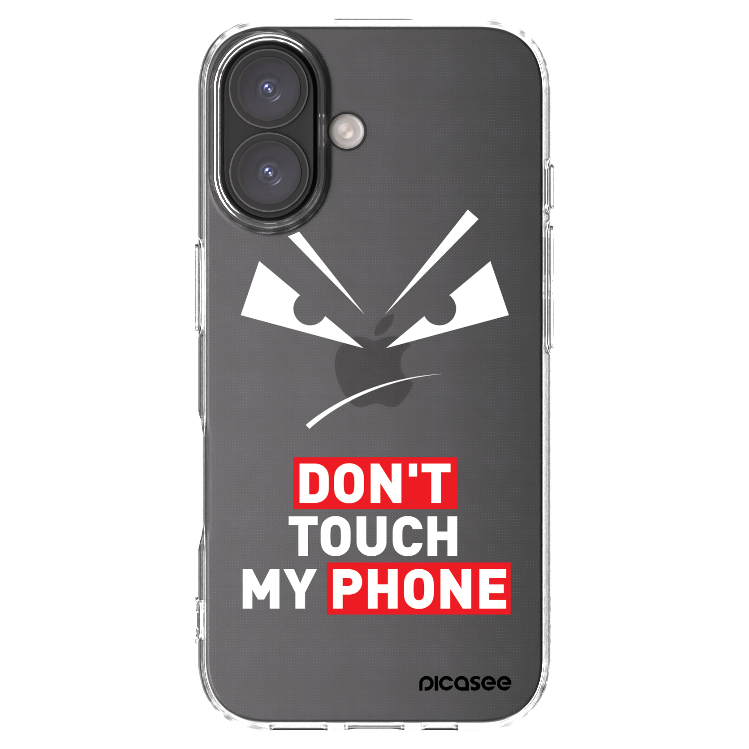 Picasee silikonski prozorni ovitek za Apple iPhone 16 - Evil Eye - Transparent