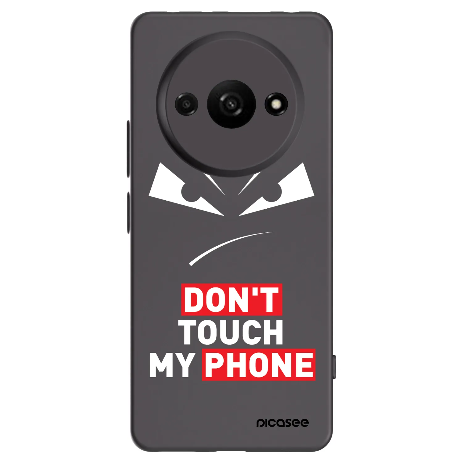 Picasee silikonski črni ovitek za Xiaomi Redmi A3 - Evil Eye - Transparent