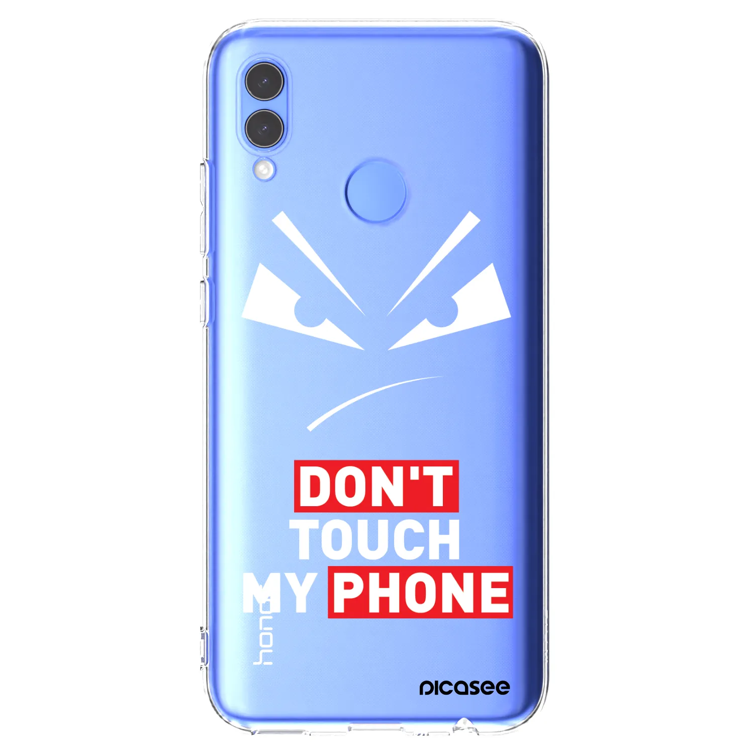 Picasee silikonski prozorni ovitek za Huawei P Smart 2019 - Evil Eye - Transparent