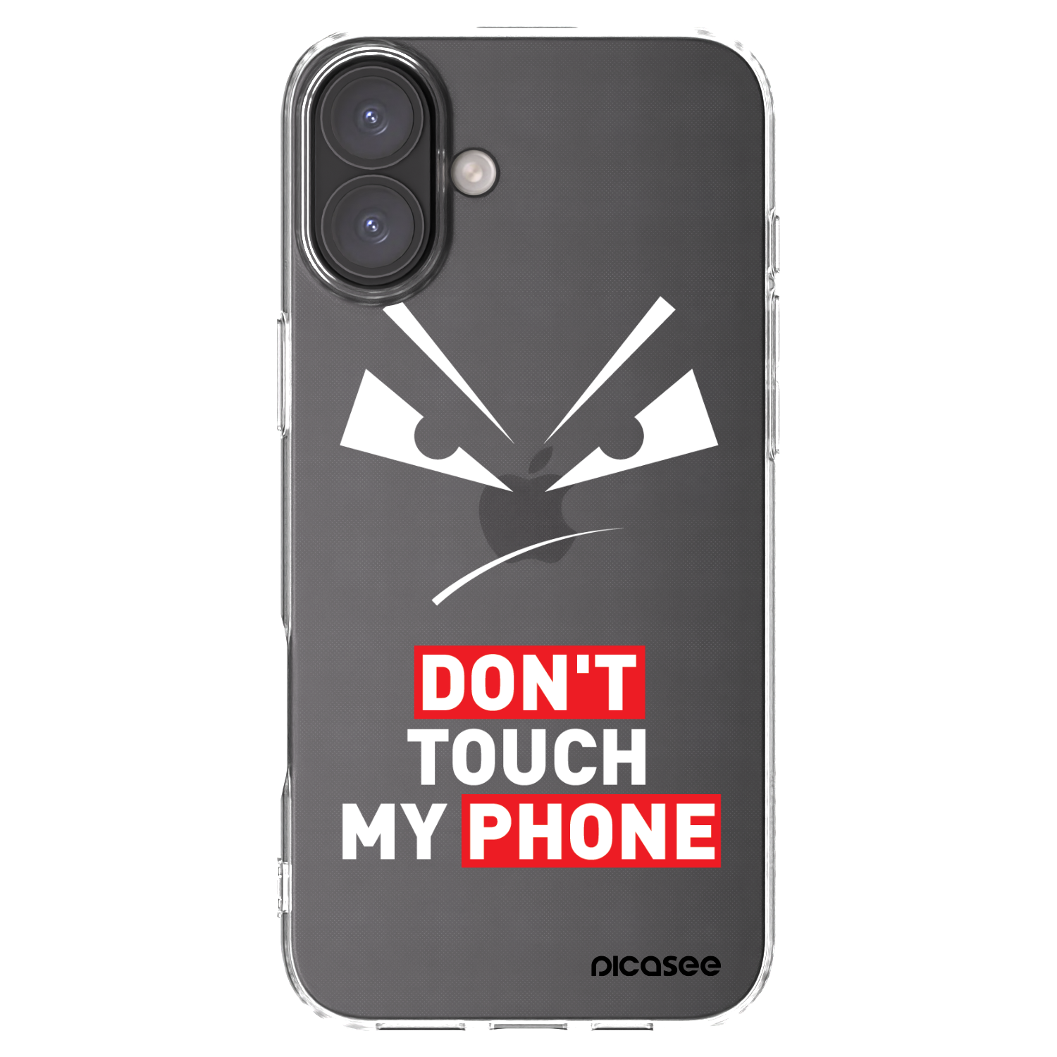 Picasee silikonski prozorni ovitek za Apple iPhone 16 Plus - Evil Eye - Transparent