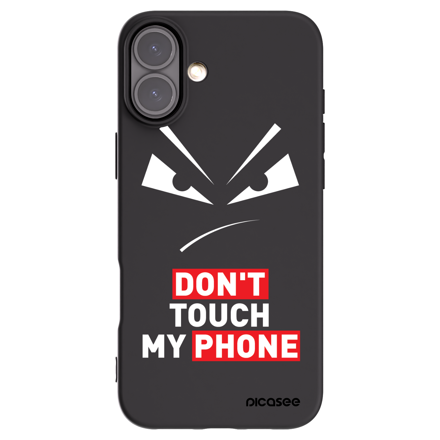 Picasee silikonski črni ovitek za Apple iPhone 16 Plus - Evil Eye - Transparent