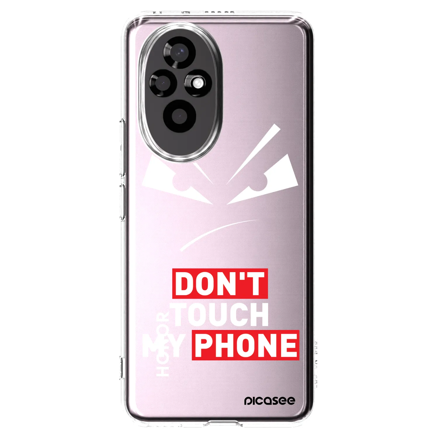 Picasee silikonski prozorni ovitek za Honor 200 Pro 5G - Evil Eye - Transparent