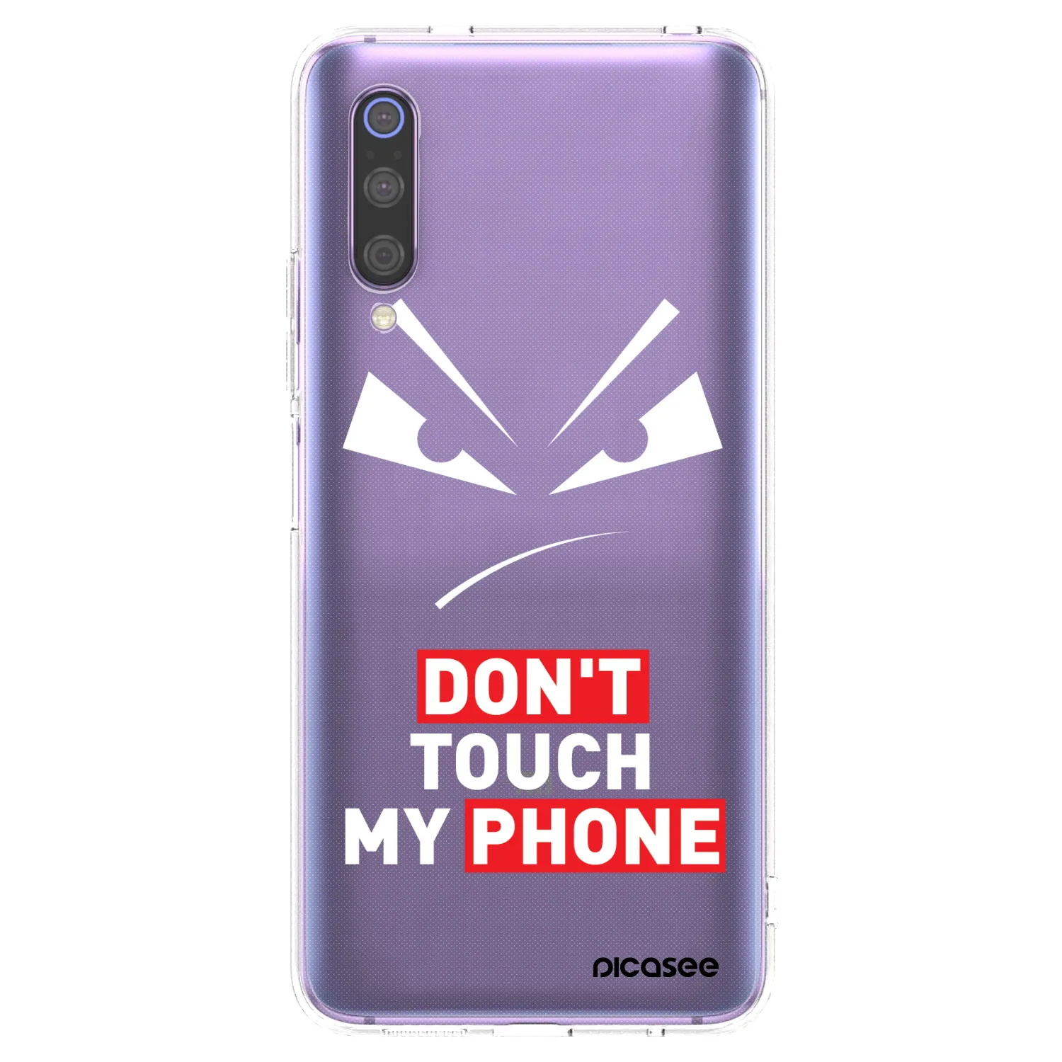 Picasee silikonski prozorni ovitek za Xiaomi Mi 9 - Evil Eye - Transparent